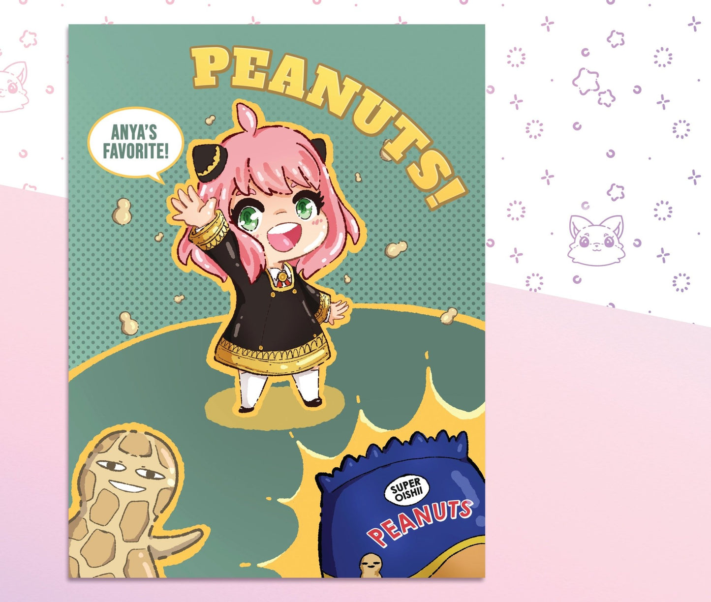 Peanut Girl Mini Print - #shop_name