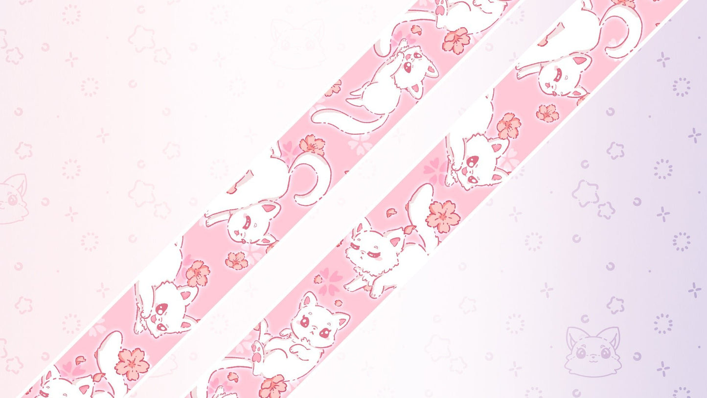 Sakura Cats Lanyard - #shop_name