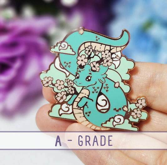 Tea Dragon Enamel Pin - A Grade