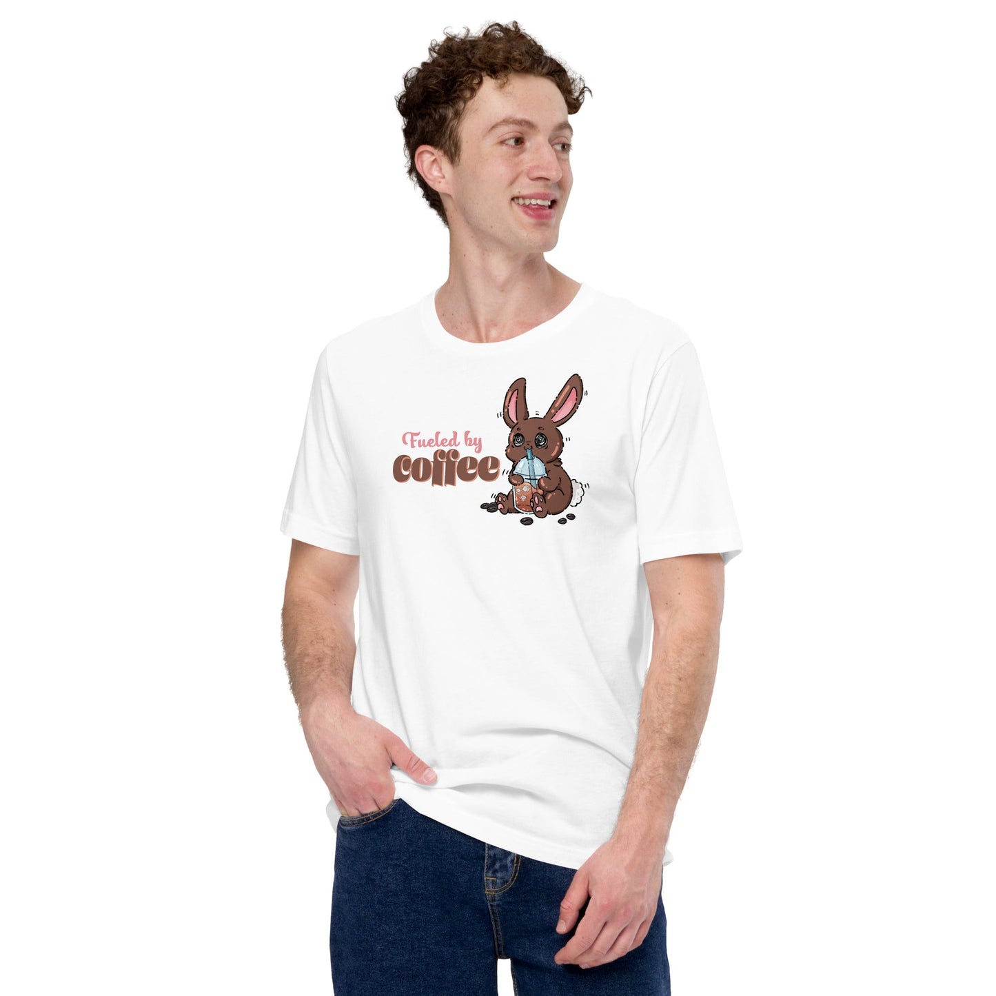 Fueled by Coffee Unisex Tee - #shop_name