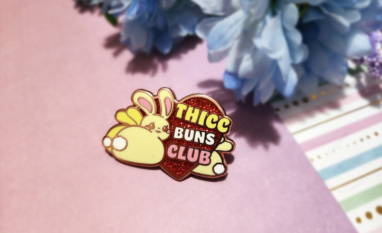 Thicc Buns Club - B Grade Pin