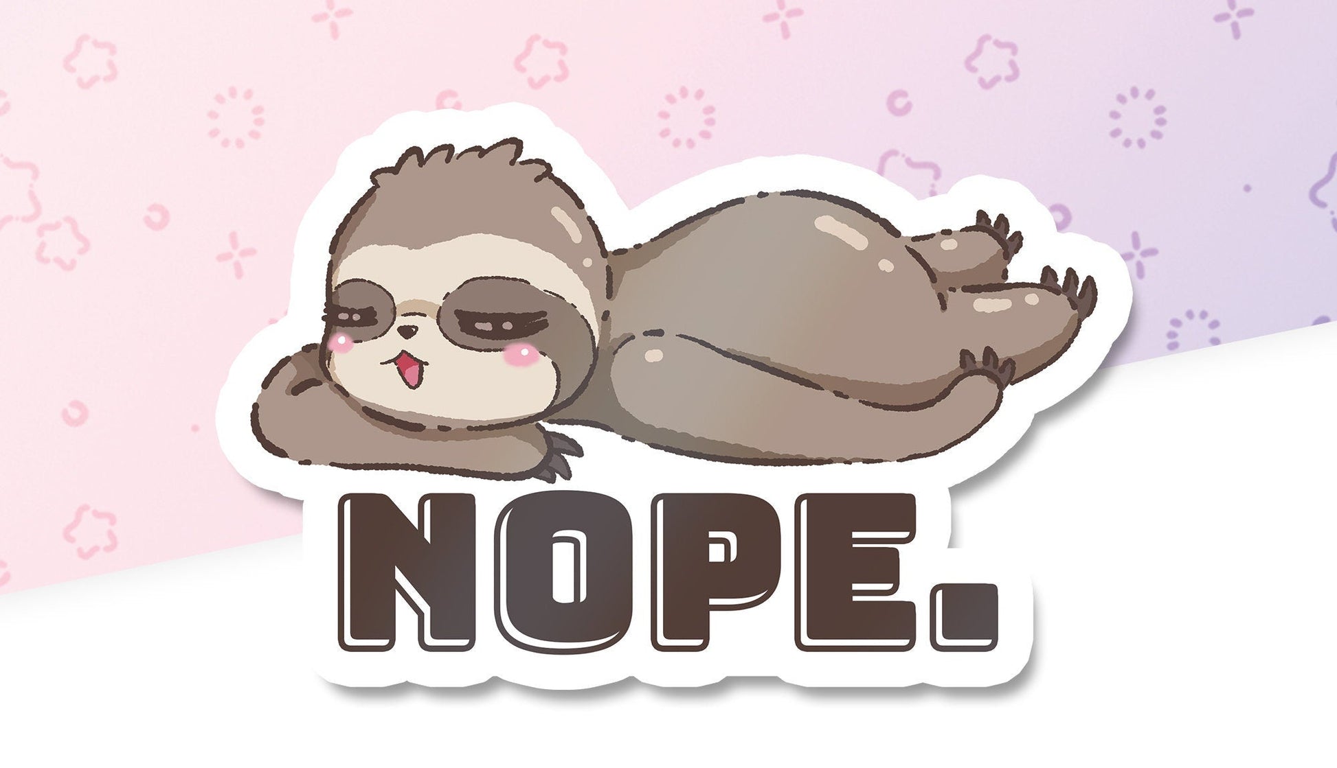 Lazy Sloth Nope - #shop_name