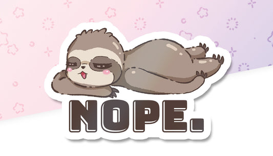 Lazy Sloth Nope - #shop_name