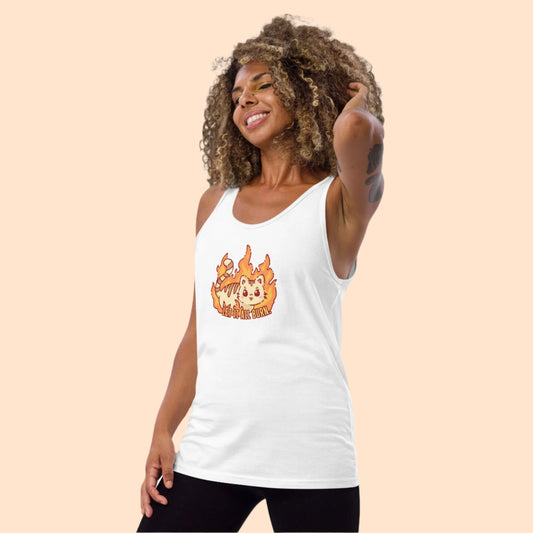 Let it Burn Cat Tank - #shop_name