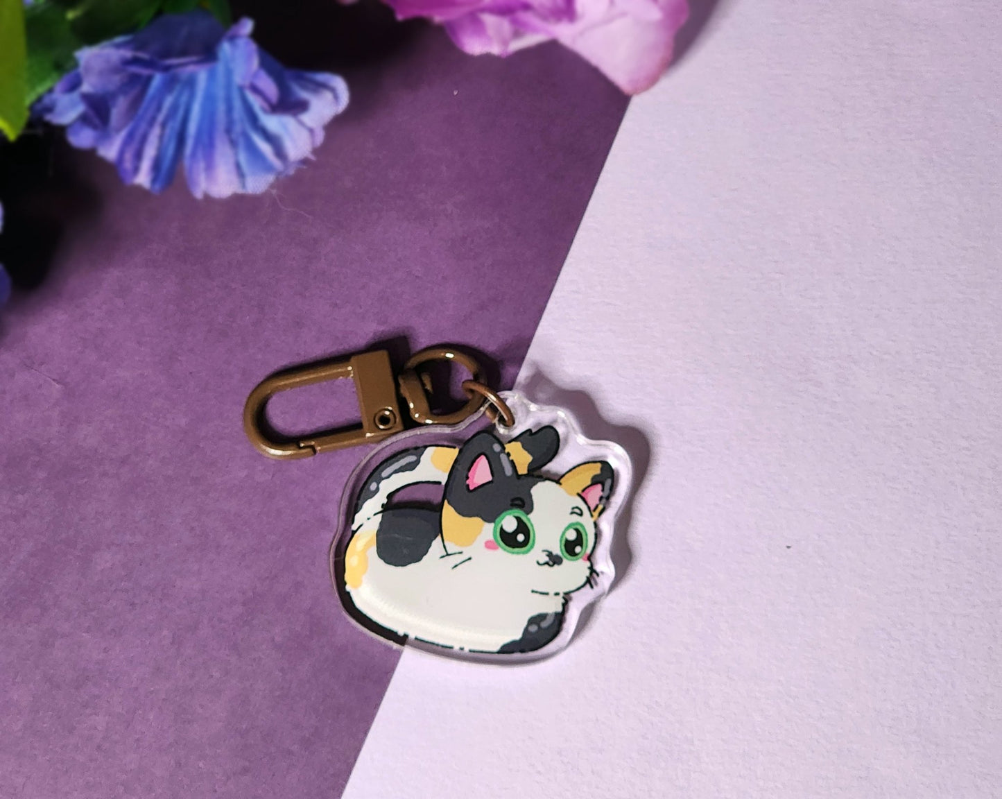 Lil Loaf - Calico Acrylic Charm - #shop_name