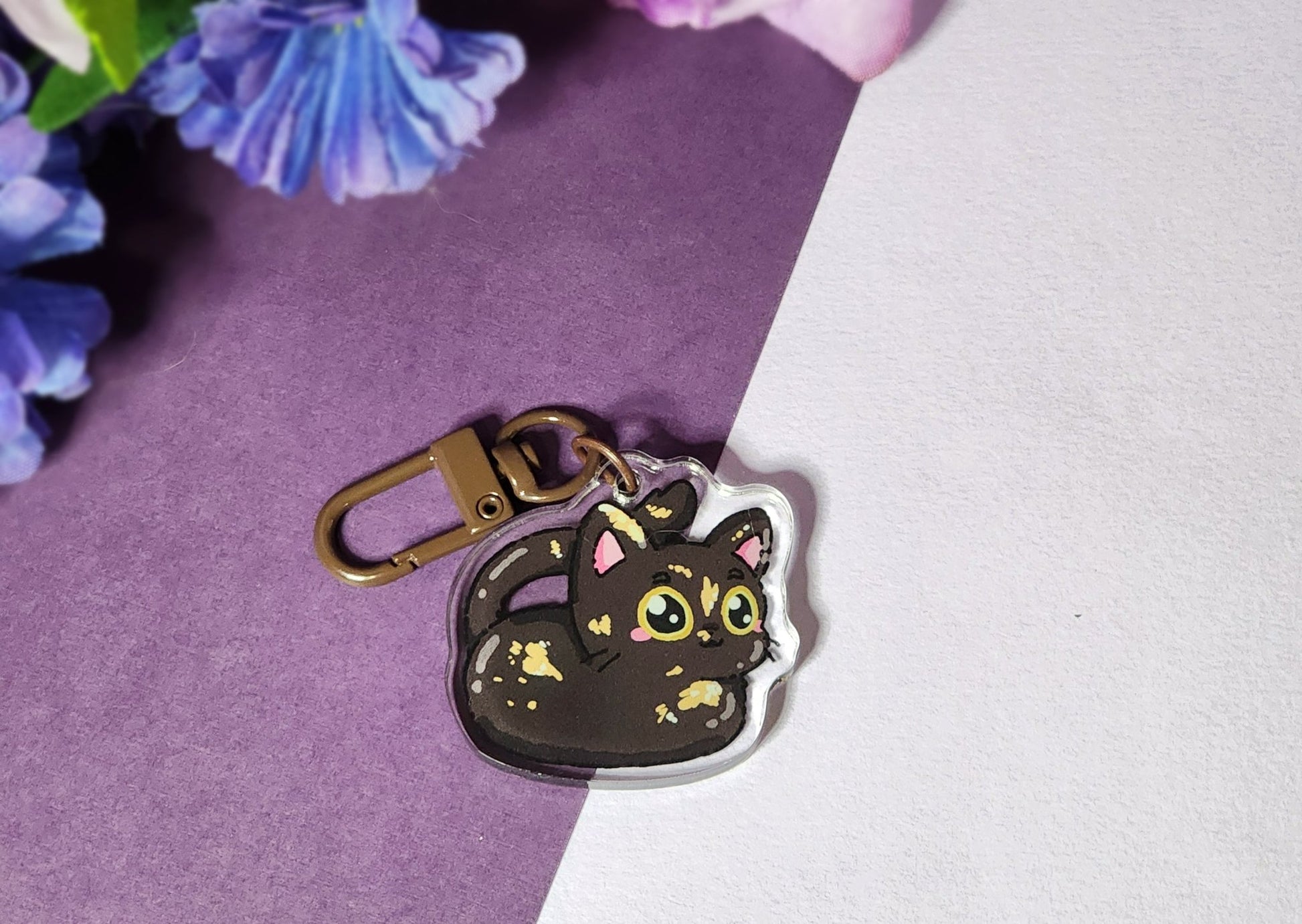 Lil Loaf - Tortie Acrylic Charm - #shop_name