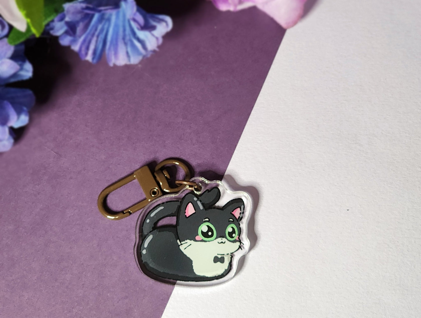 Lil Loaf - Tuxedo Acrylic Charm - #shop_name