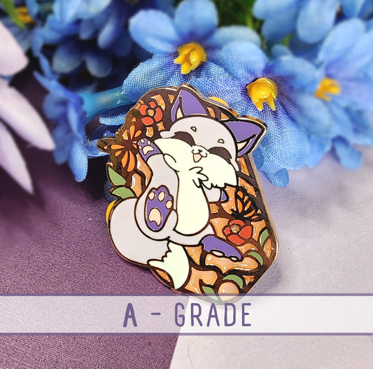 Fox and the Butterflies - A Grade Pin