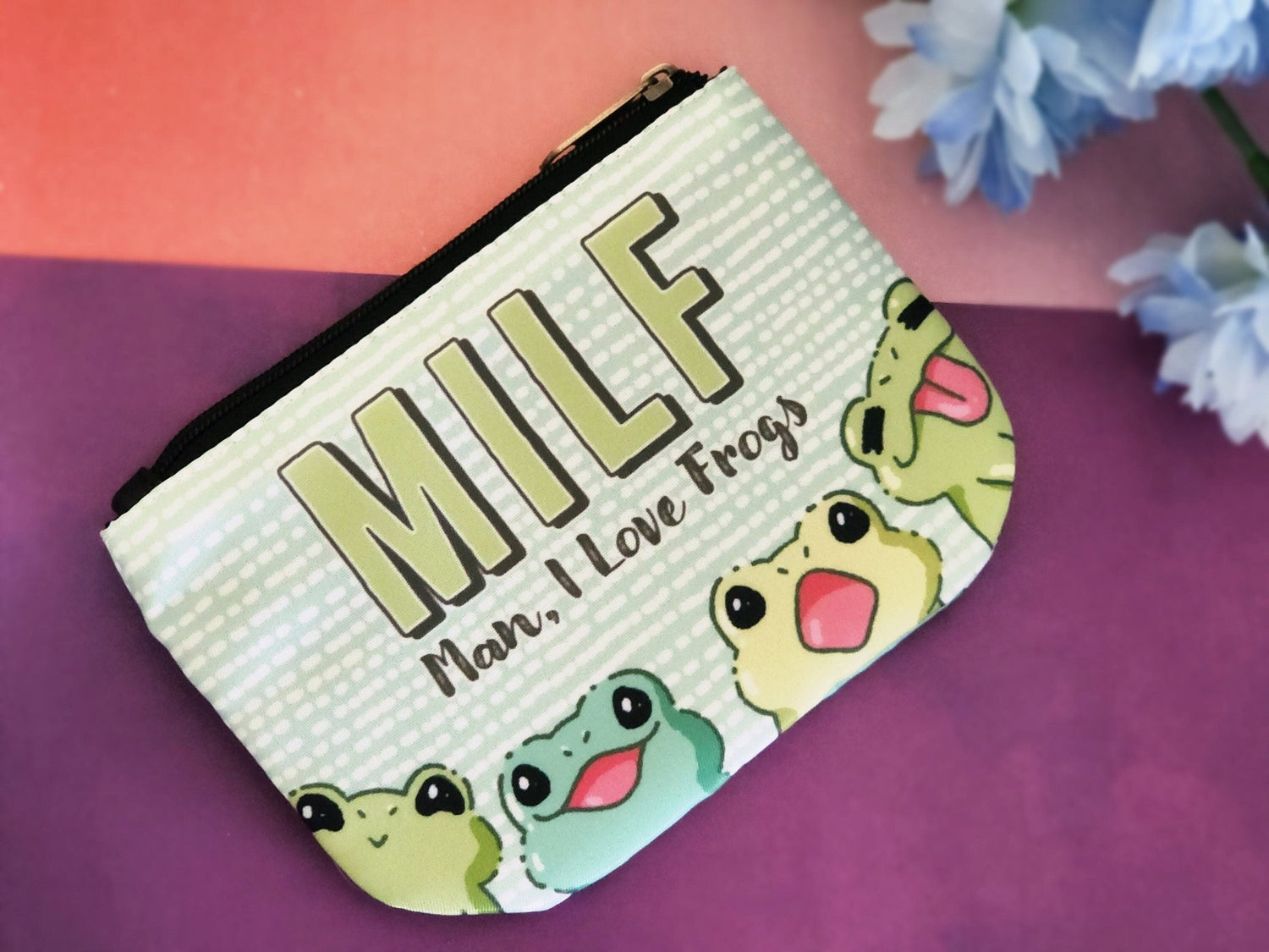 Man, I love Frogs Coin Purse - #shop_name