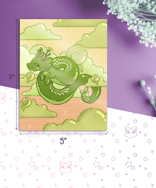 Matcha Dragon Mini Print - #shop_name