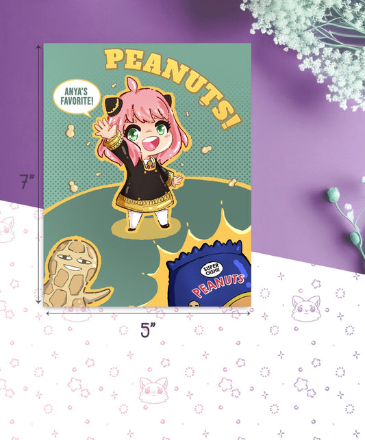 Peanut Girl Mini Print - #shop_name