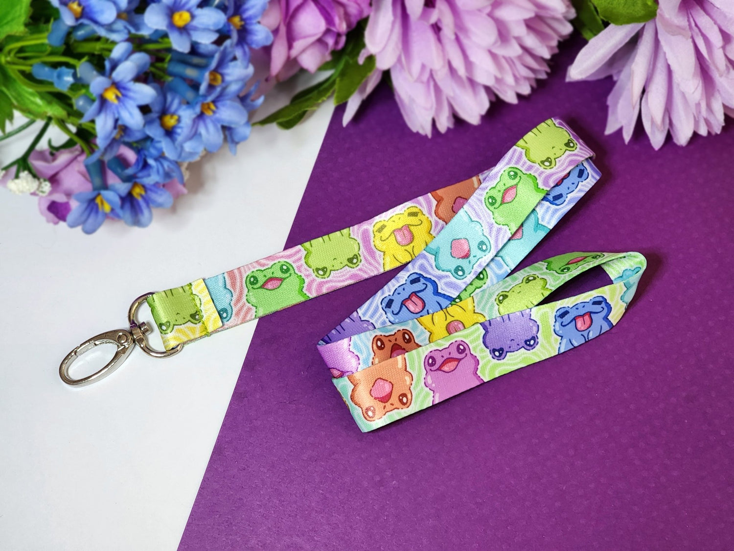 Rainbow Frog Lanyard - #shop_name