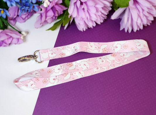 Sakura Cats Lanyard - #shop_name