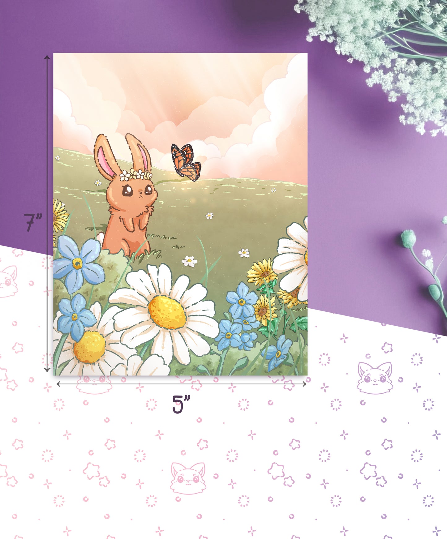 Spring Time Bunny Mini Print