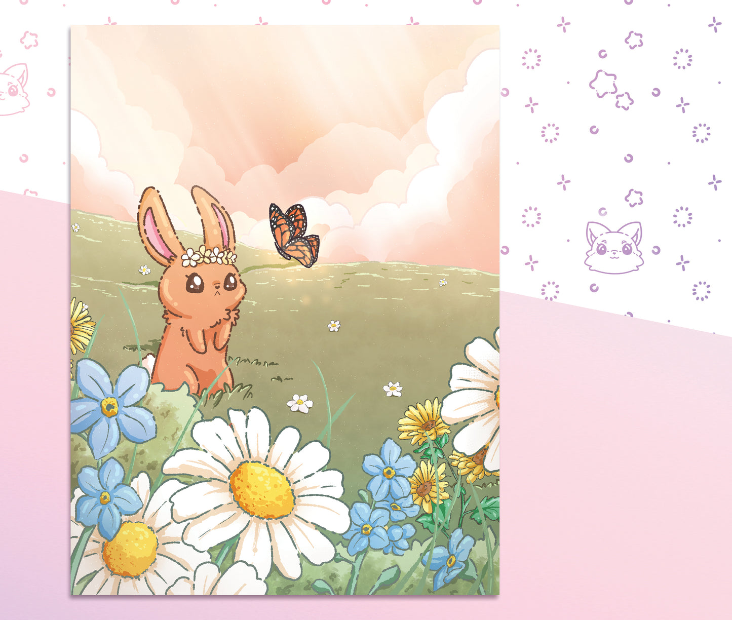 Spring Time Bunny Mini Print