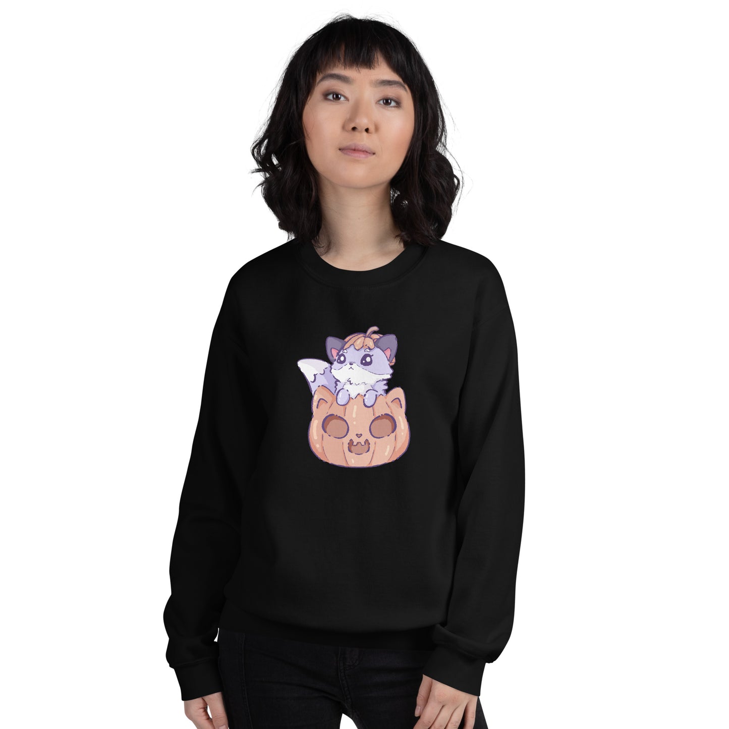 Pumpkin Lilac Fox - Unisex Sweater