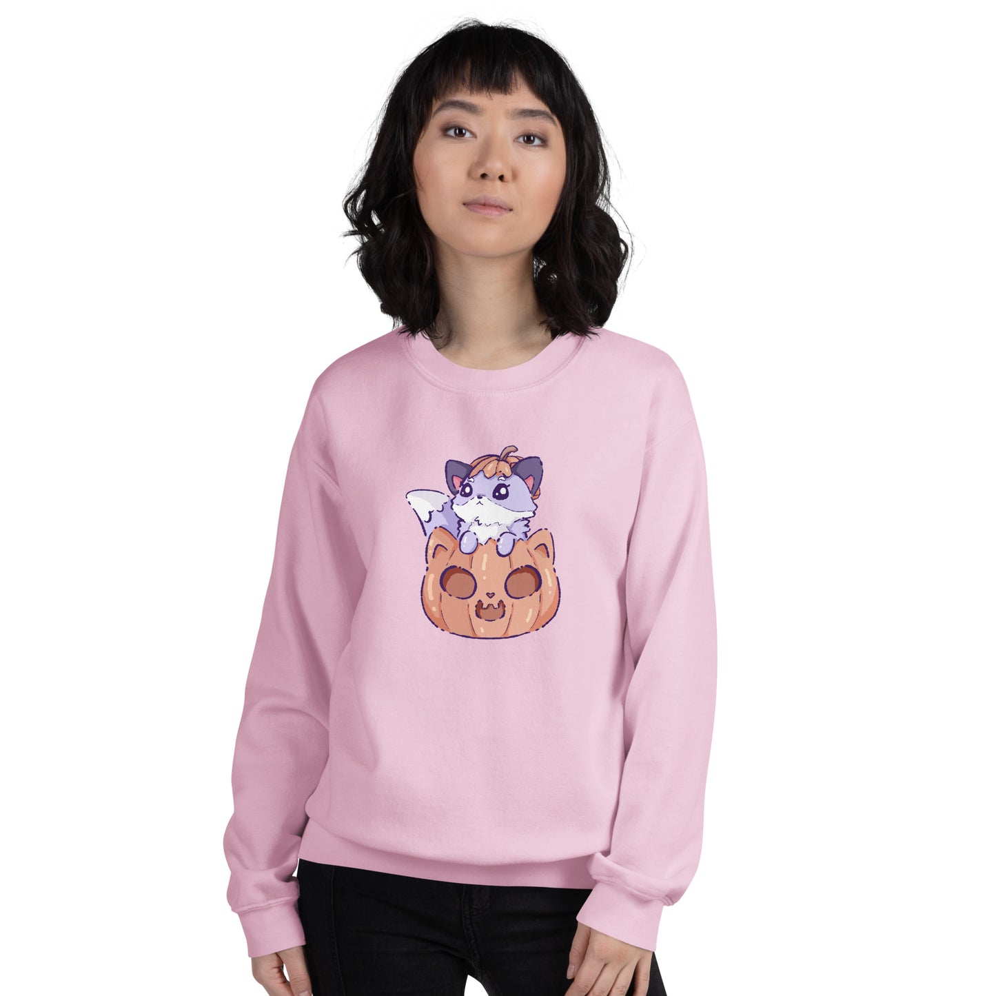 Pumpkin Lilac Fox - Unisex Sweater