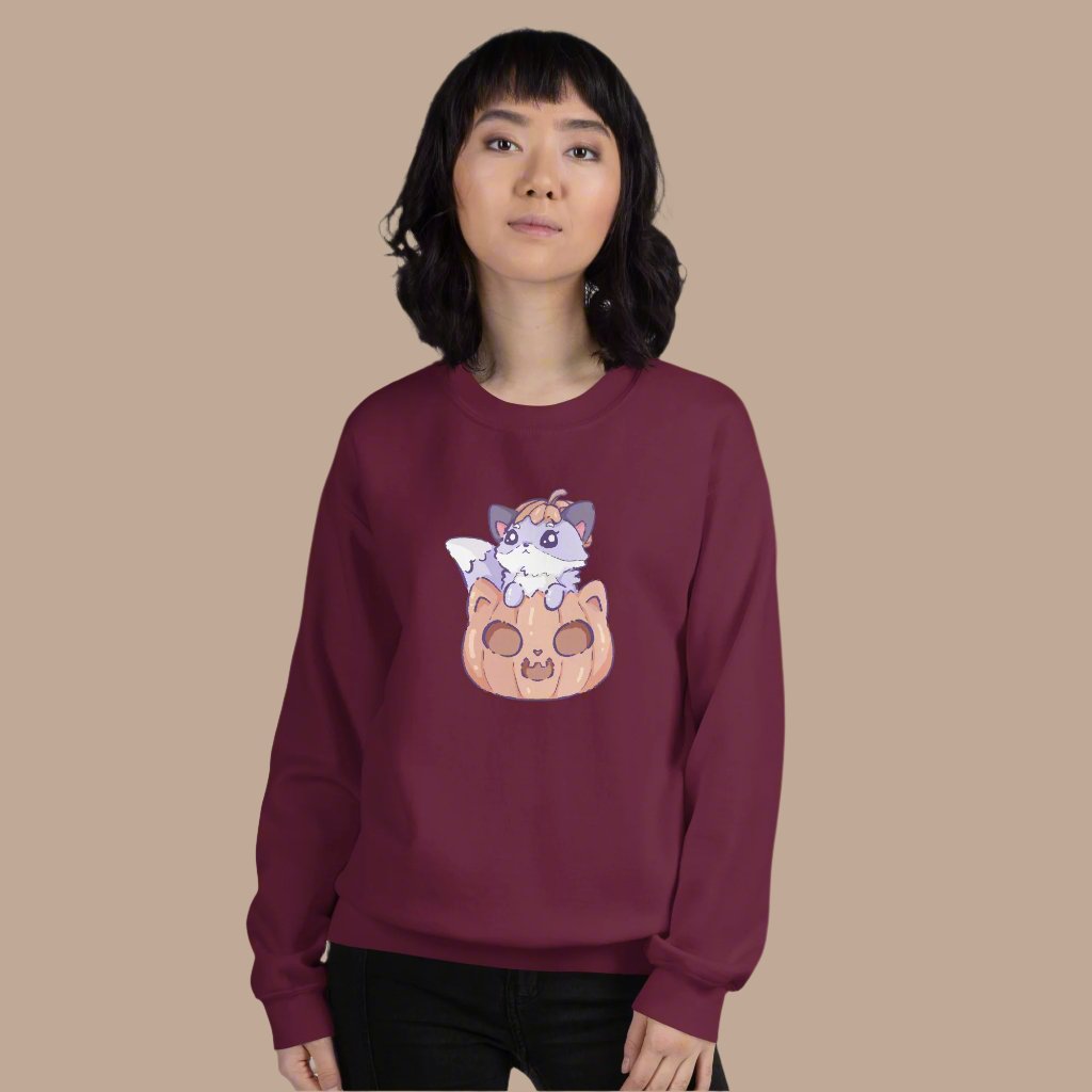 Pumpkin Lilac Fox - Unisex Sweater