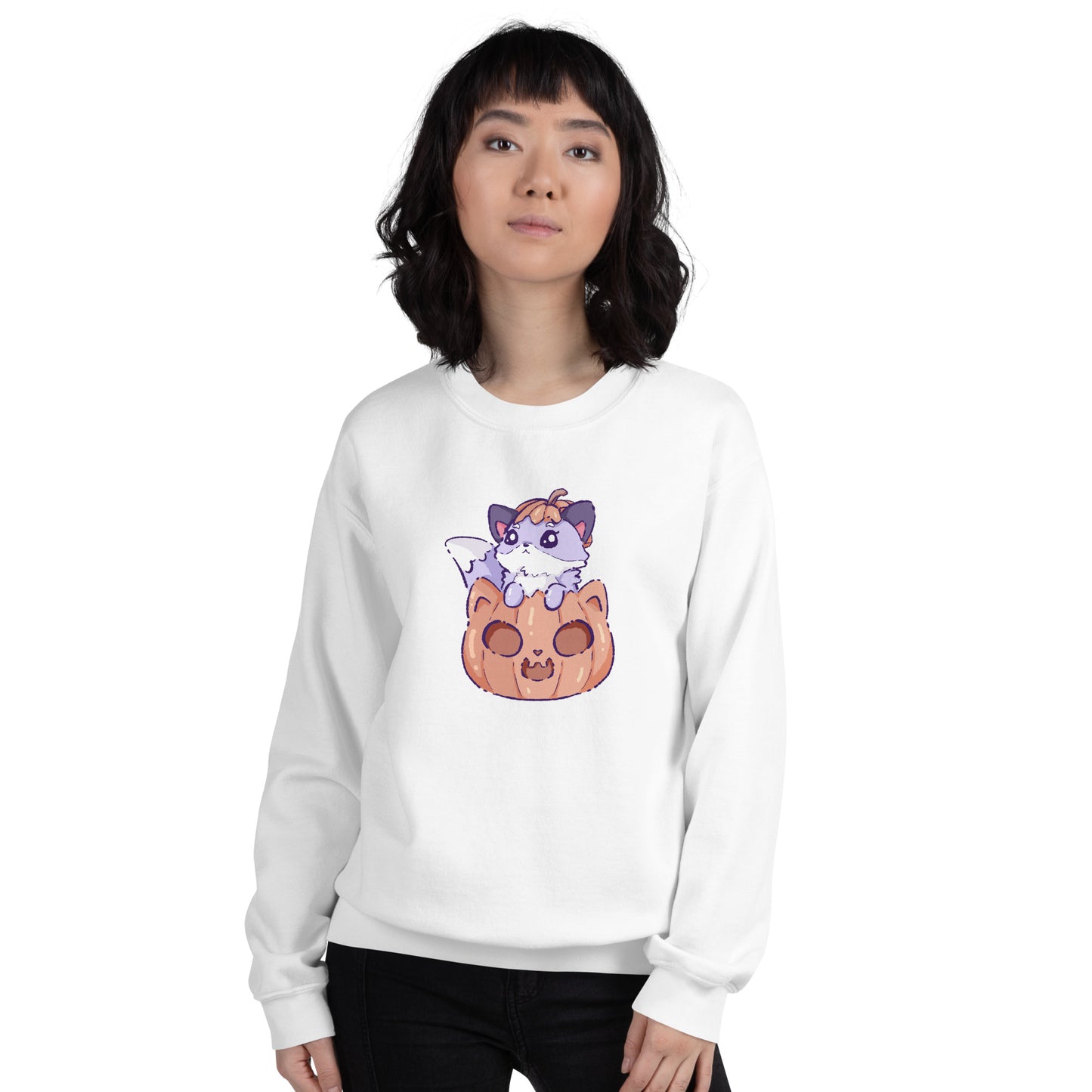 Pumpkin Lilac Fox - Unisex Sweater