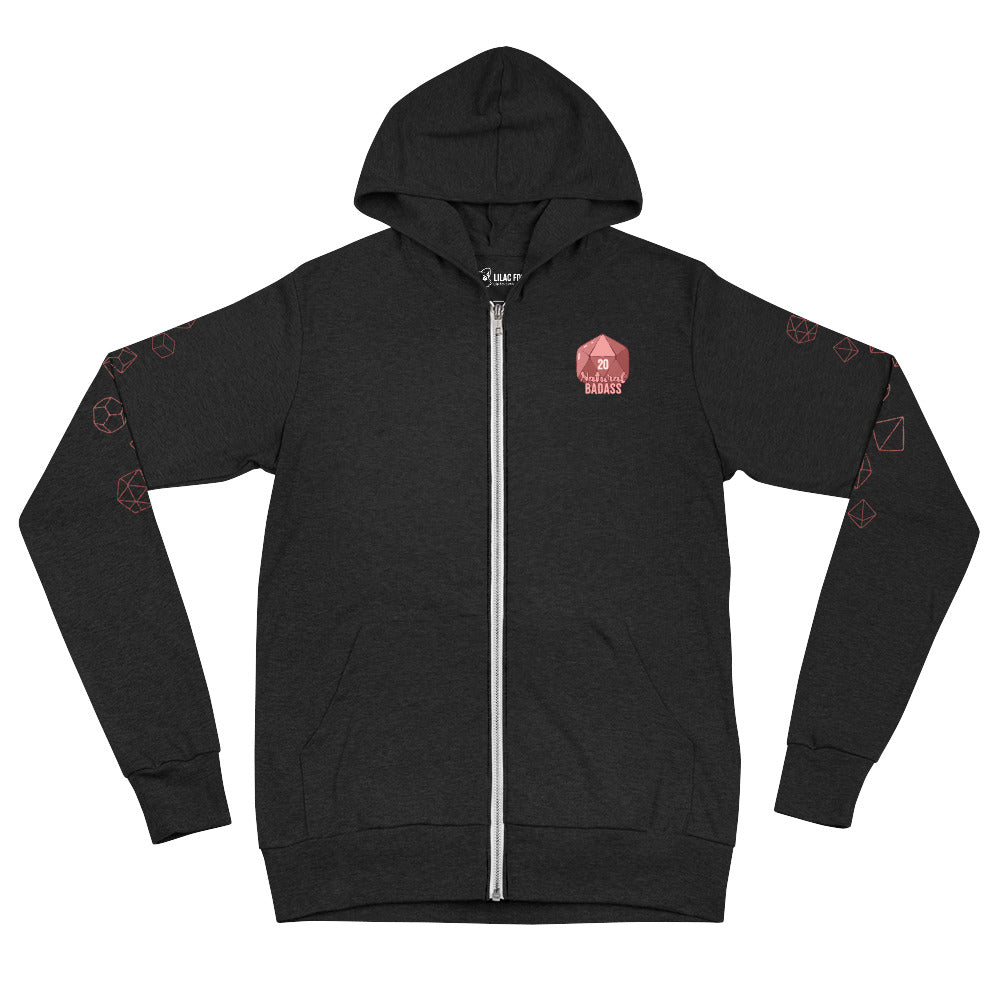 Natural Badass - Unisex Zip-Up Hood