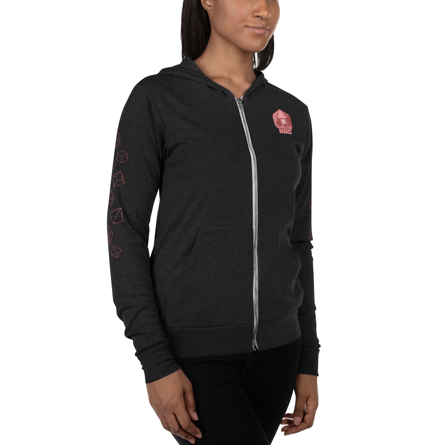 Natural Badass - Unisex Zip-Up Hood